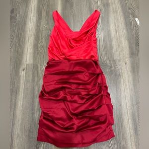 Express Two tone short ruffle dress - size 2